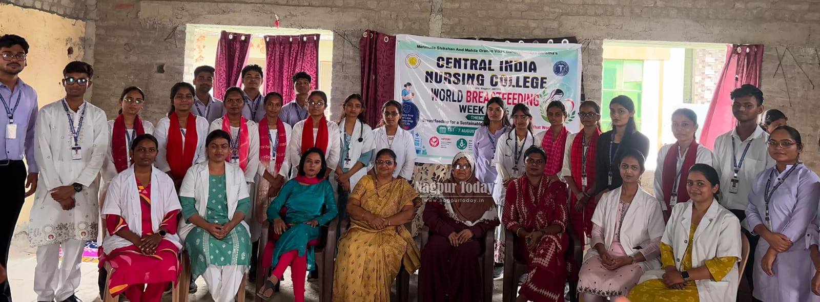Nagpur Nursing College Marks World Breastfeeding Week with Awareness Drive