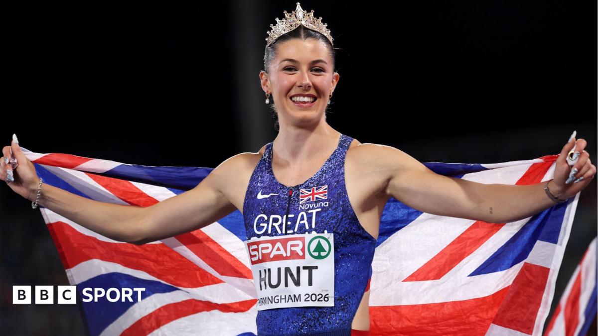 Amy Hunt: British sprint star enters stardom with quadruple gold at European Athletics Championships